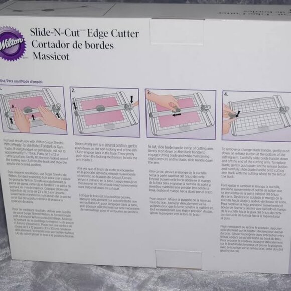 Cake Decorating - Wilton Slide N Cut Edge Cutter - NEW - Picture 4 of 4